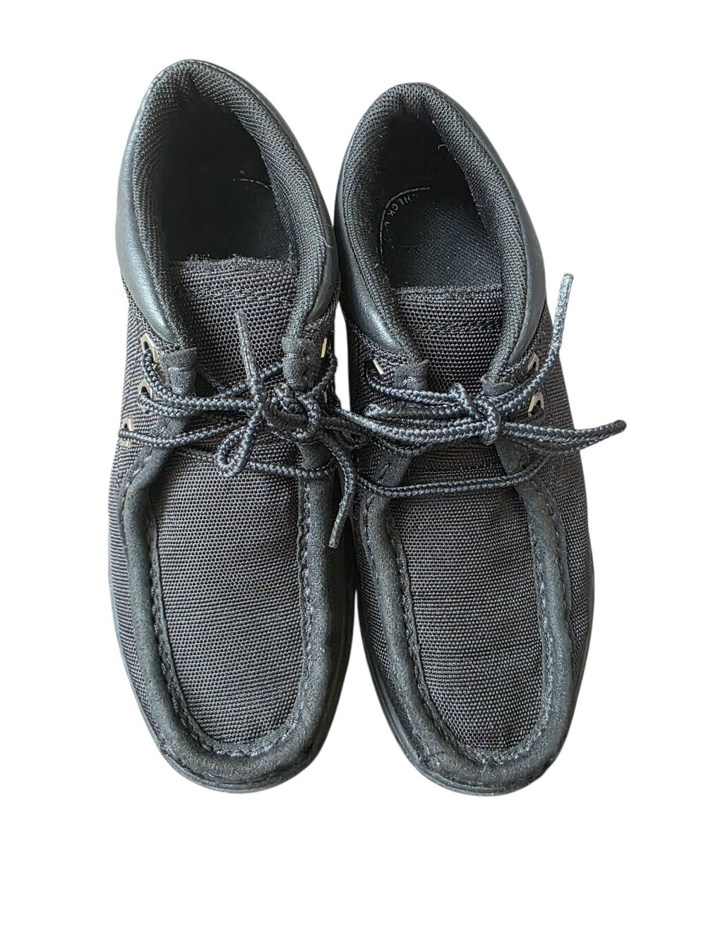 Boys Timberland Black High Top Canvas Sneakers Size 2 NWOT Casual Shoes